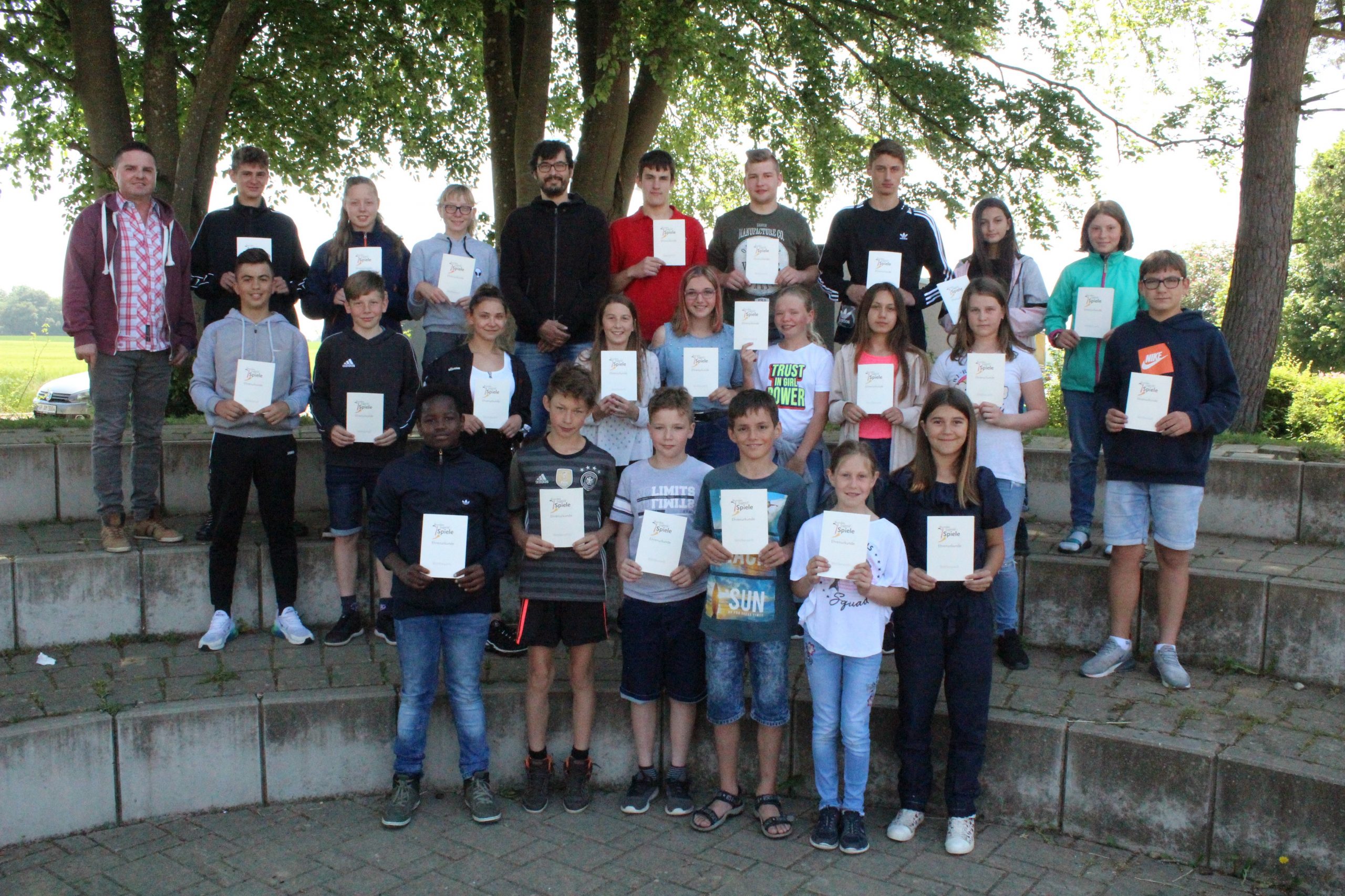 Foto Gewinner Bundesjugendspiele 2019